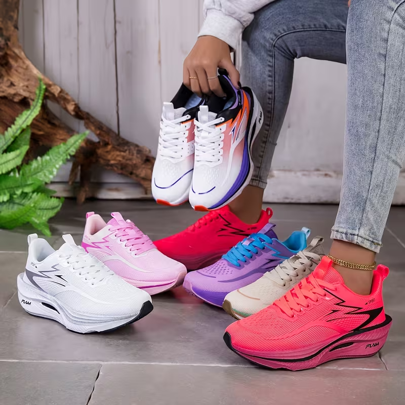 Running Gear Women - 2026 Women's Sneakers Breathable Knitted Mesh