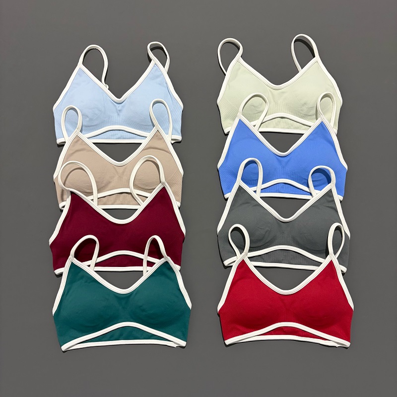 Running Gear Women - HISTELLO Sports Bra Women Sexy Knitted