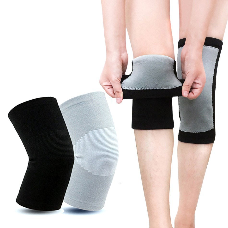Running Gear Satisfy - WOSWEIR-1 Pair Winter Warm Knee Pads