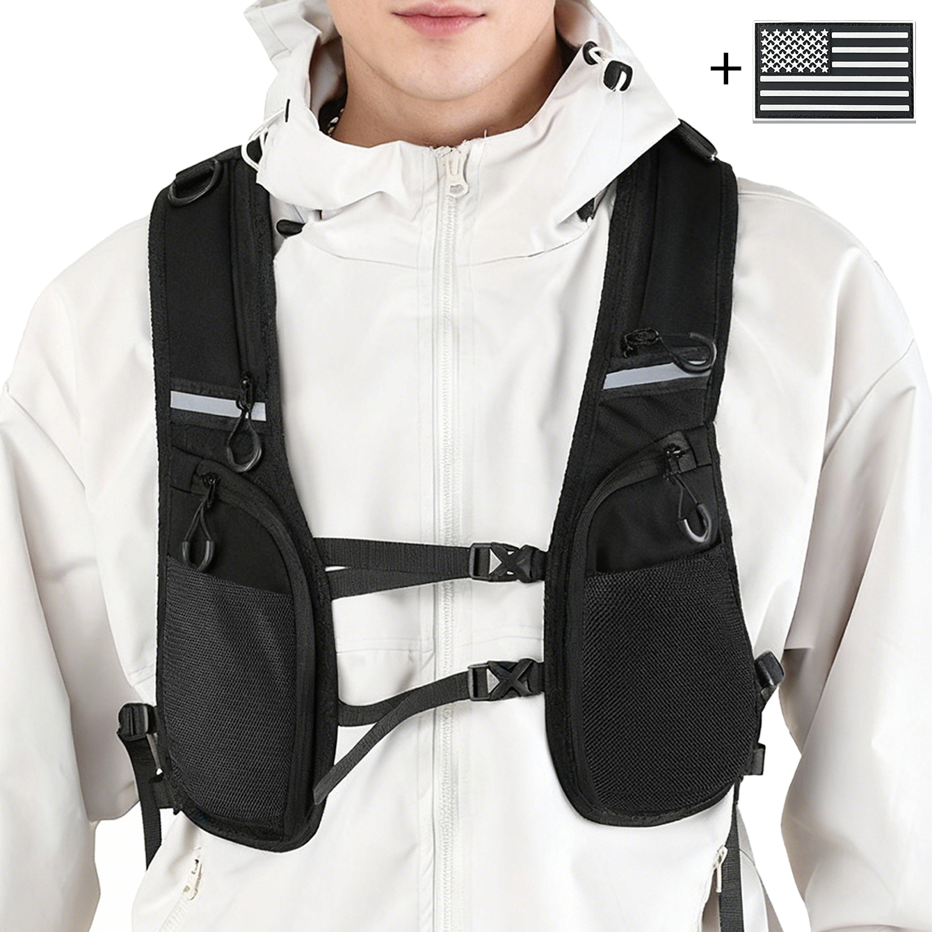 Running Gear Satisfy - Lightweight Reflective Vest Safety Gear with