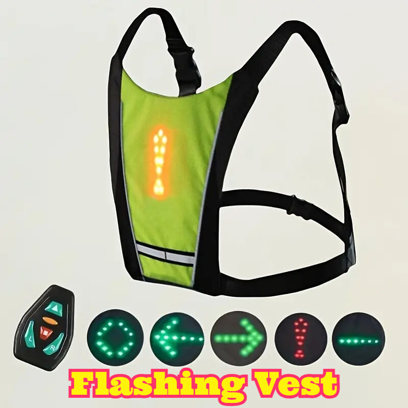 LED Remote Control Safety Vest - Running Visibility Gear reseña y precio