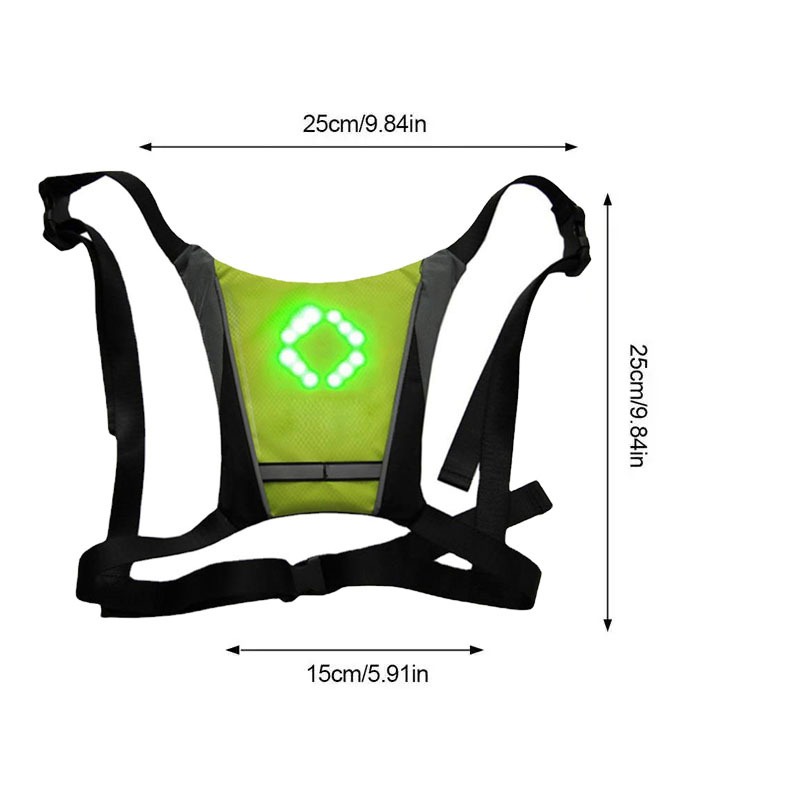 LED Remote Control Safety Vest - Running Visibility Gear reseña y precio
