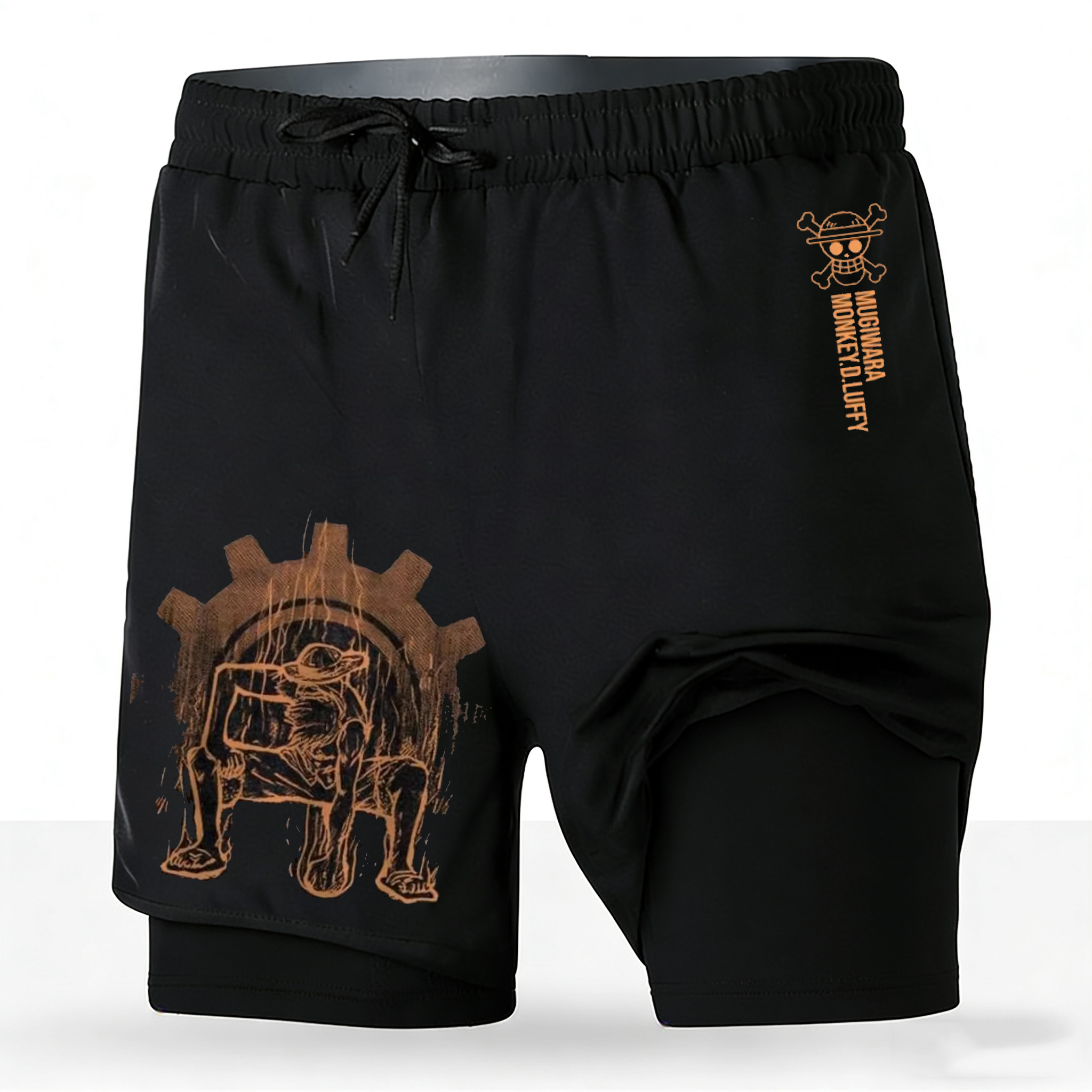 Men's One Piece Anime 2-in-1 R - Running Gear In Japan reseña y precio