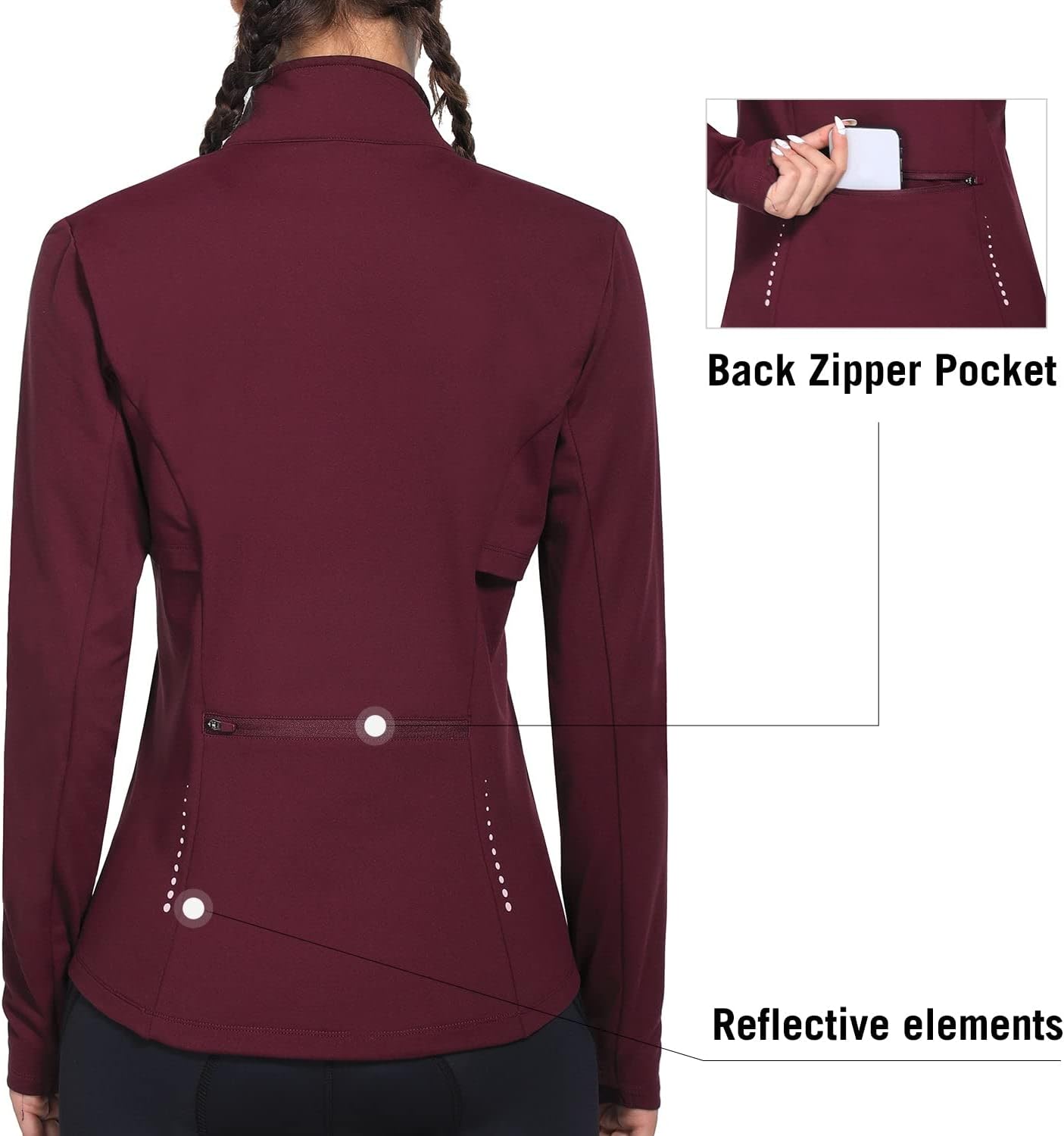 Women's Winter Cold Weather Fu - Running Gear Plus Size reseña y precio