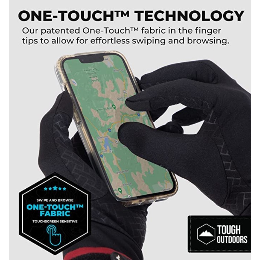 Winter Gloves - Mens Cold Weat - Running Gear Cold Weather Men reseña y precio