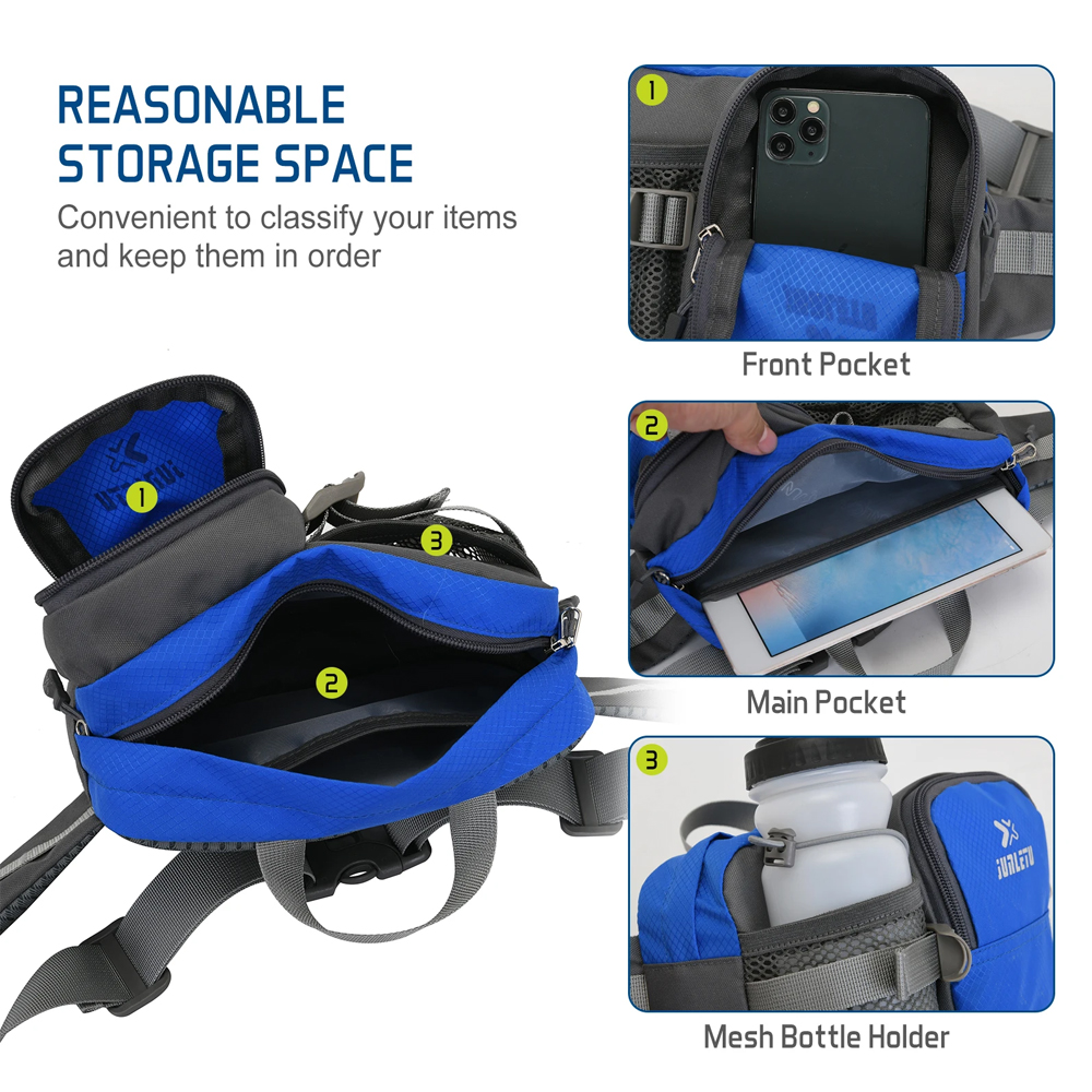 1PCSFanny Pack Waist Bag - Uni - Running Gear Satisfy reseña y precio