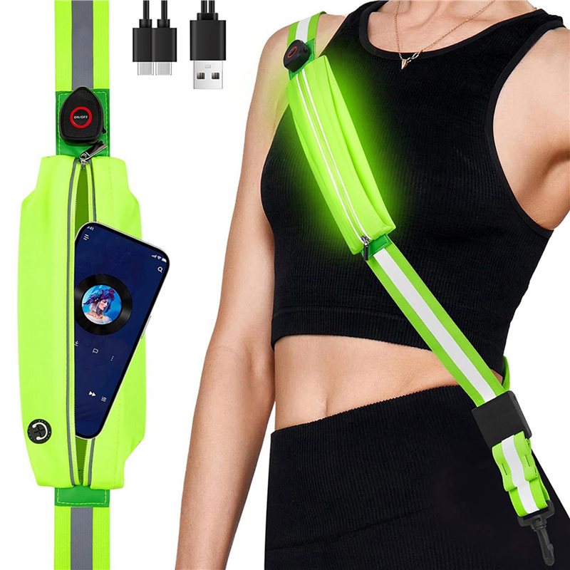 BTLIFE-2X LED Reflective Belt  - Running Visibility Gear reseña y precio
