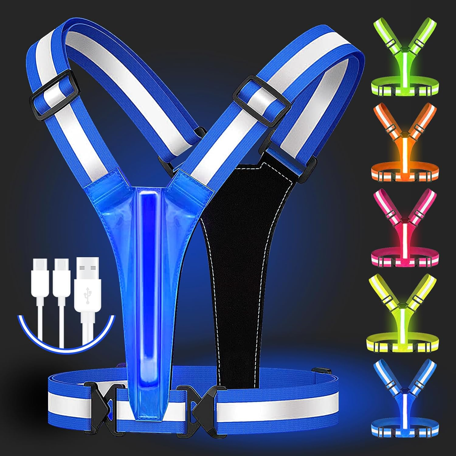 Safety Vest Adjustable Clothin - Running Gear Satisfy reseña y precio