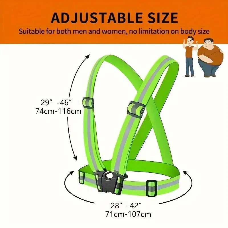 Reflective Vest Running Gear,  - Running Visibility Gear reseña y precio