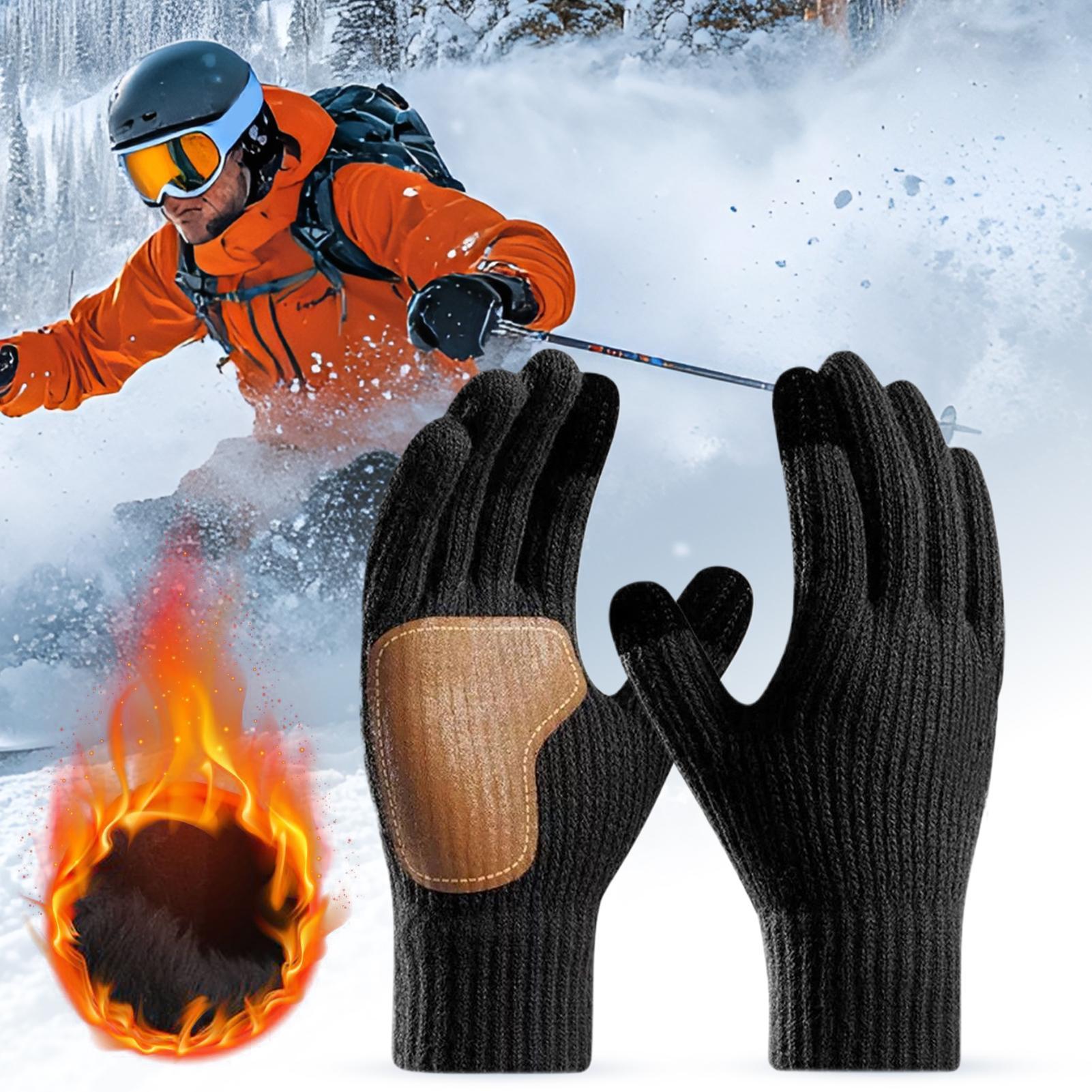 USB Heated Gloves with Touchsc - Running Gear Cold Weather Men reseña y precio