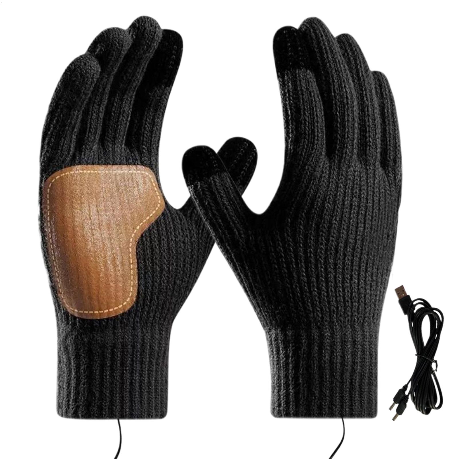 USB Heated Gloves with Touchsc - Running Gear Cold Weather Men reseña y precio