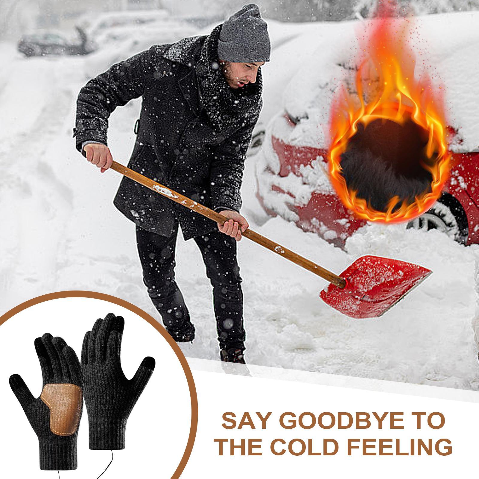 USB Heated Gloves with Touchsc - Running Gear Cold Weather Men reseña y precio