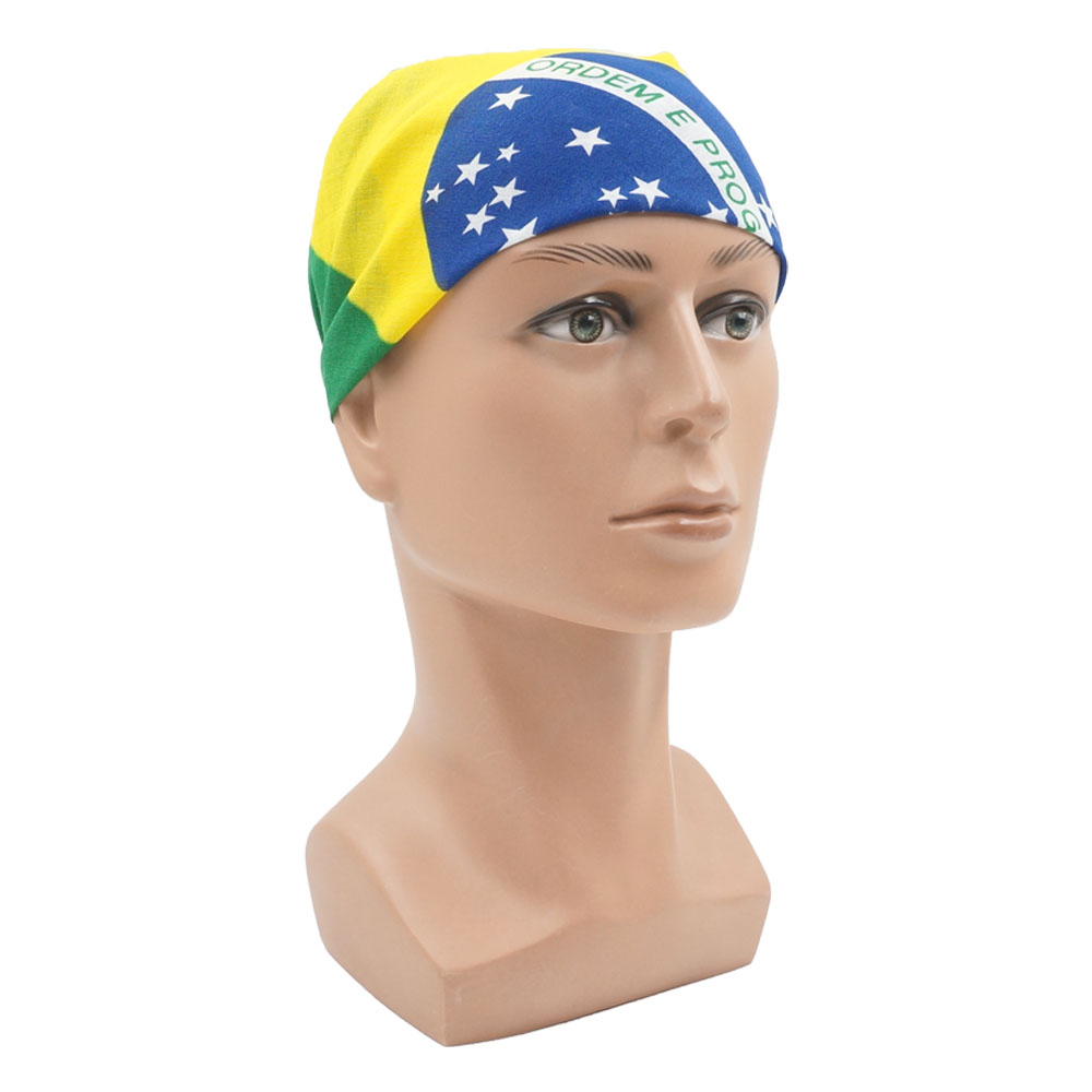 100% Cotton Flag of Brazil Ban - Running Gear Satisfy reseña y precio