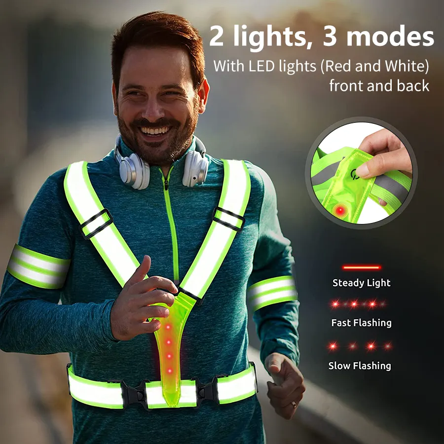 Adjustable Lightweight Safety  - Running Visibility Gear reseña y precio
