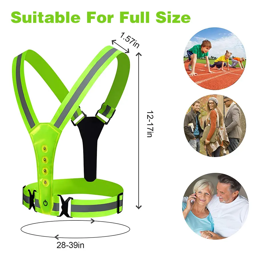 Adjustable Lightweight Safety  - Running Visibility Gear reseña y precio