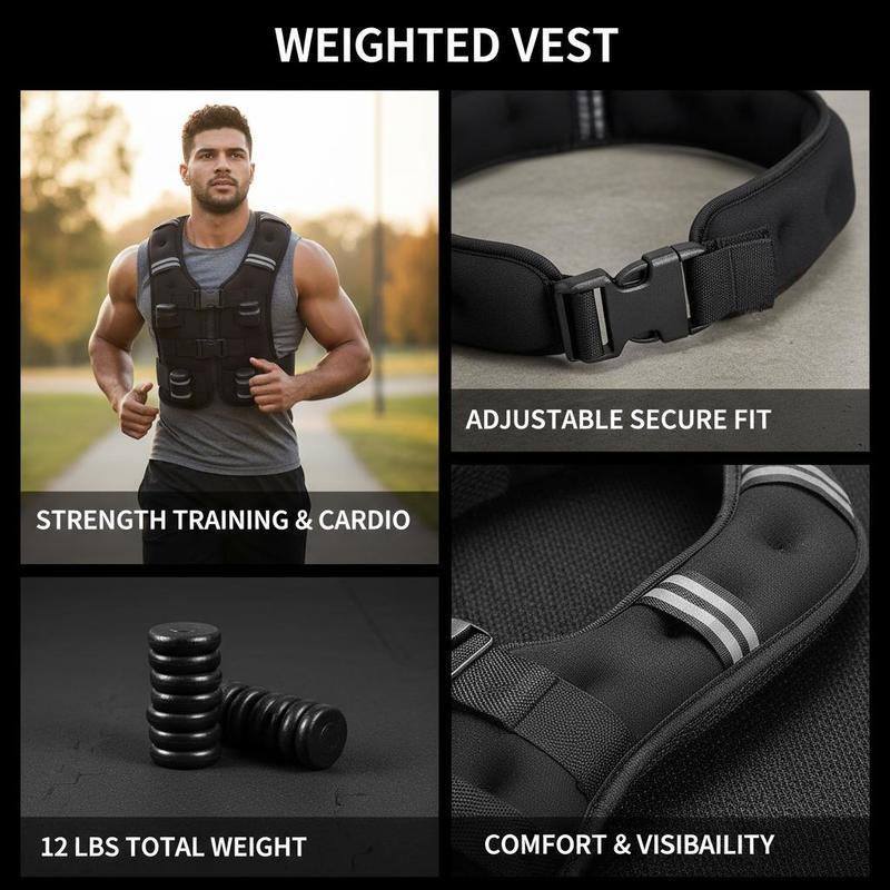 Free Shipping-Weighted Trainin - Running Gear Jacket reseña y precio