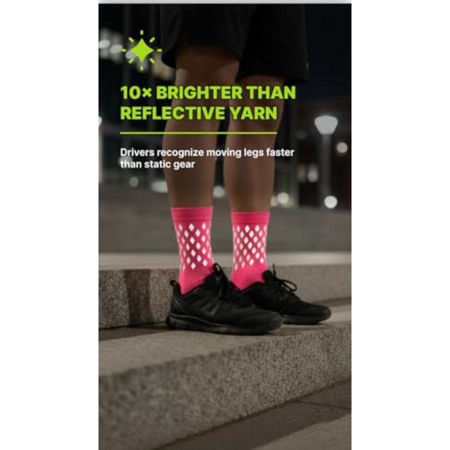 Reflective Socks for cycling a - Running Visibility Gear reseña y precio