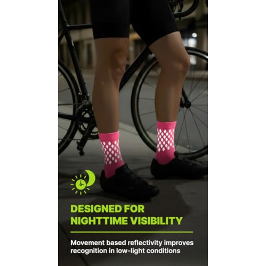 Reflective Socks for cycling a - Running Visibility Gear reseña y precio