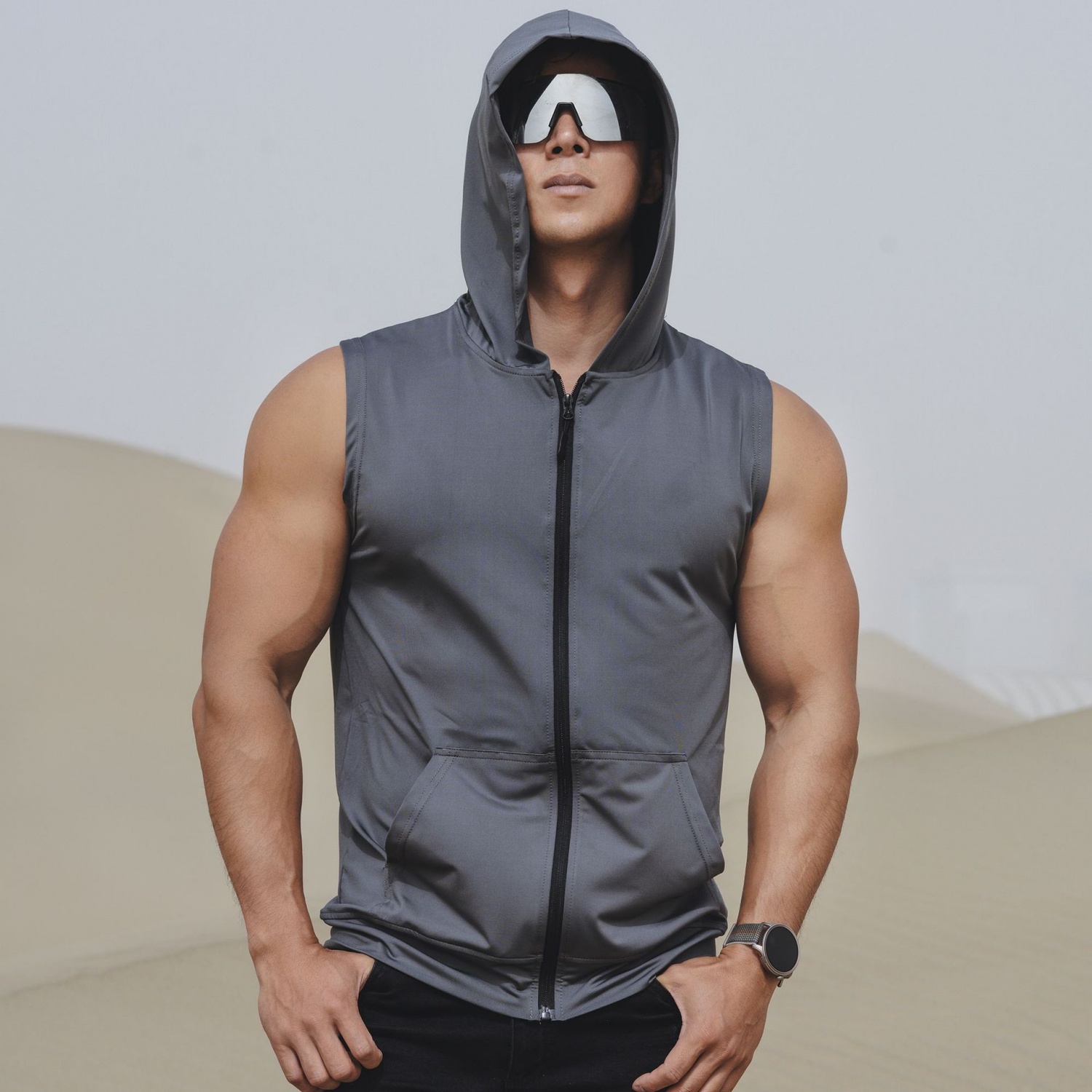 Summer Sports Vests, Men's Sle - Running Gear Jacket reseña y precio