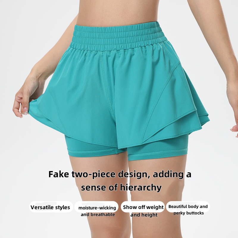 Thin breathable shorts with hi - Running Gear Women reseña y precio