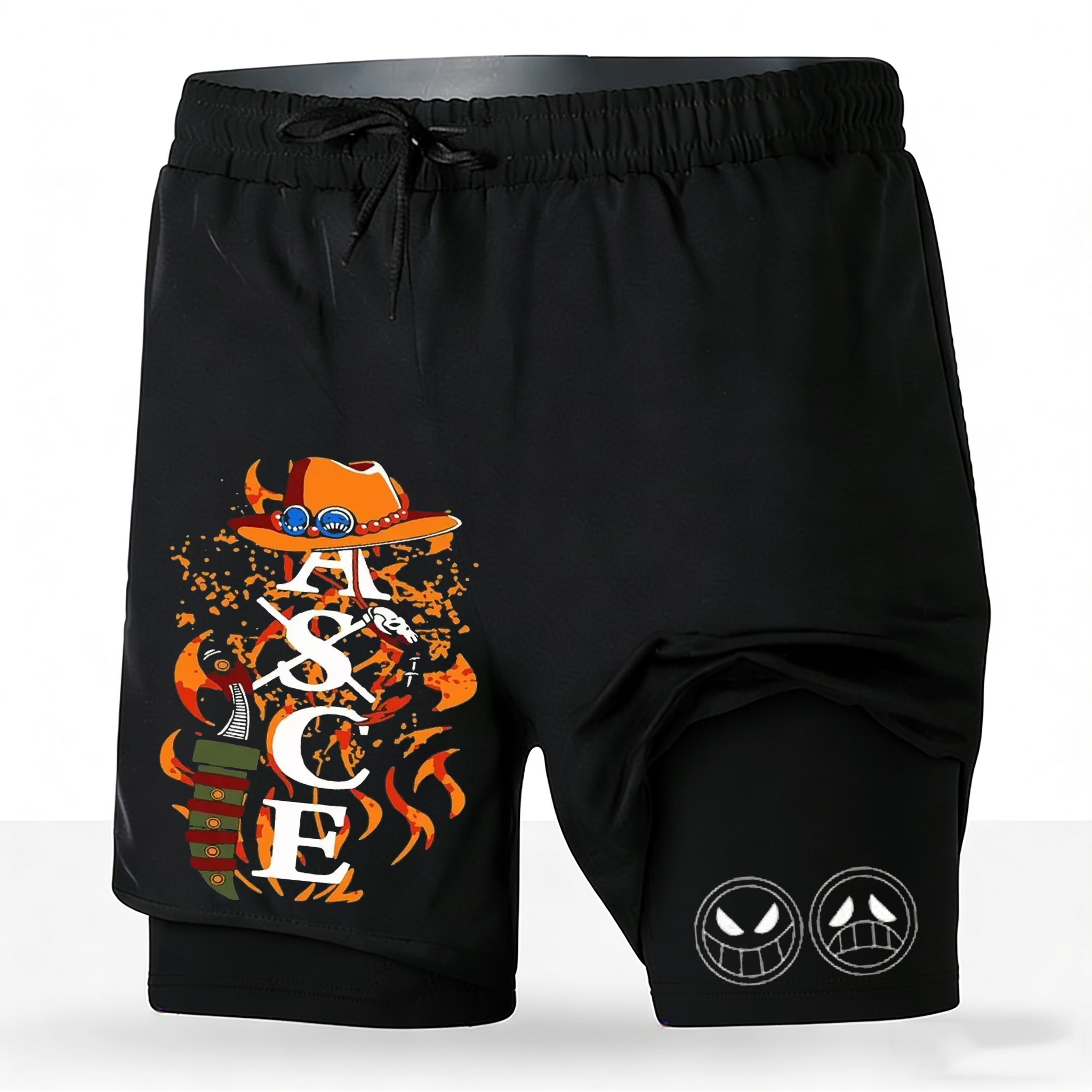 Men's One Piece Anime 2-in-1 R - Running Gear In Japan reseña y precio