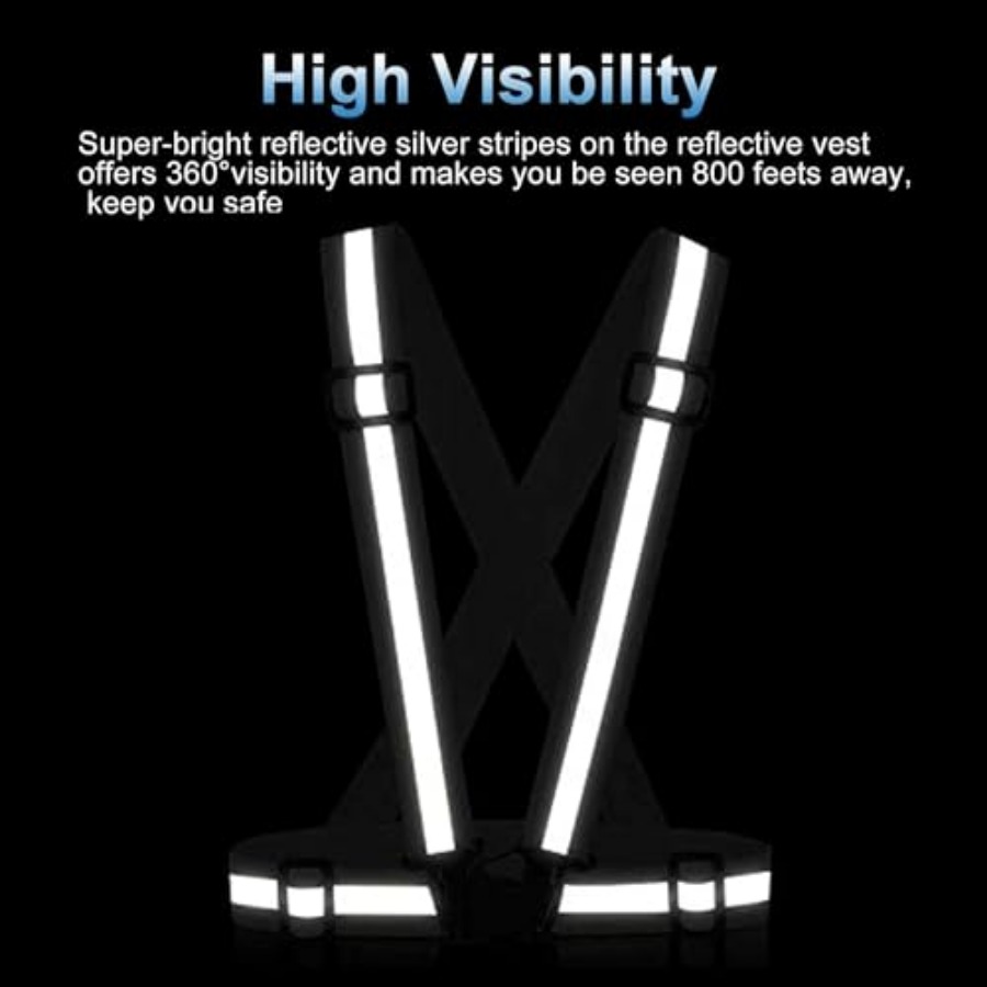Reflective Vest Running Gear,  - Running Visibility Gear reseña y precio