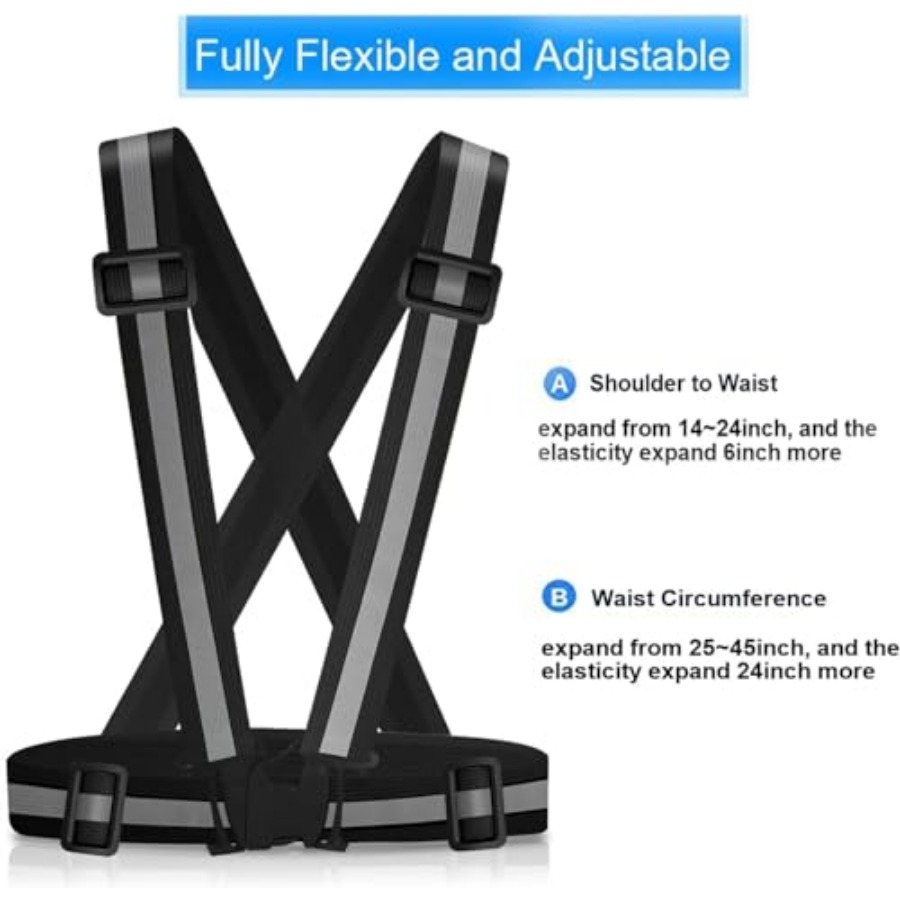 Reflective Vest Running Gear,  - Running Visibility Gear reseña y precio