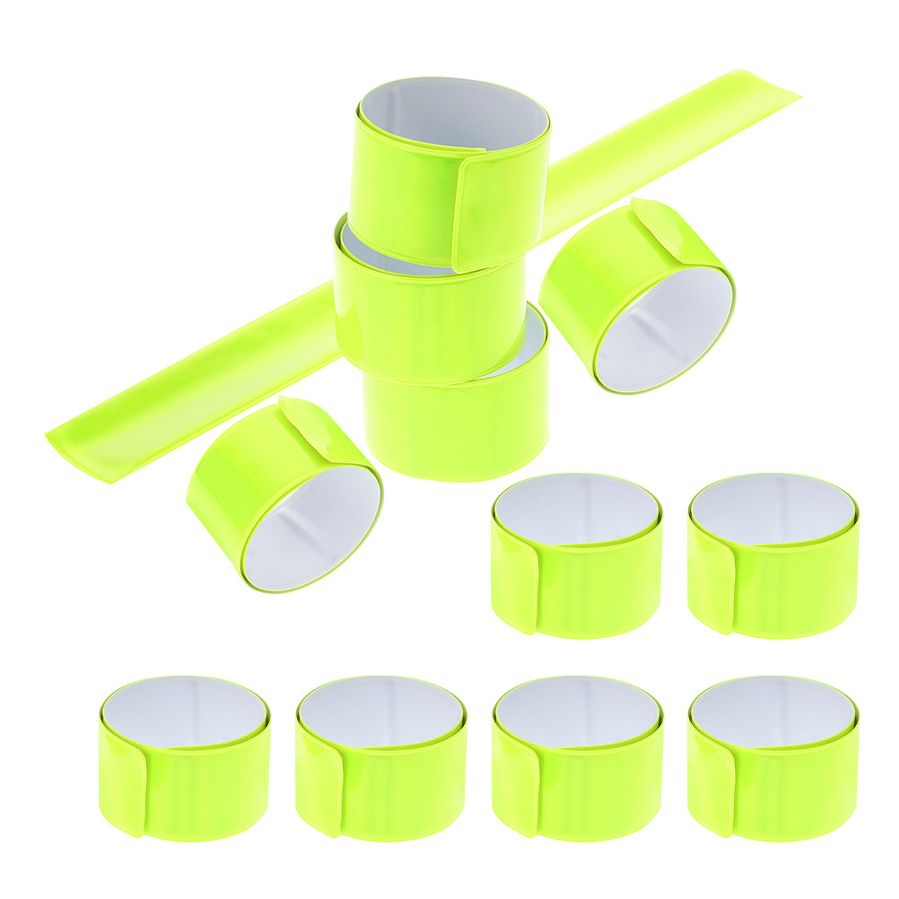 12Pcs Reflective Slap Bracelet - Running Visibility Gear reseña y precio
