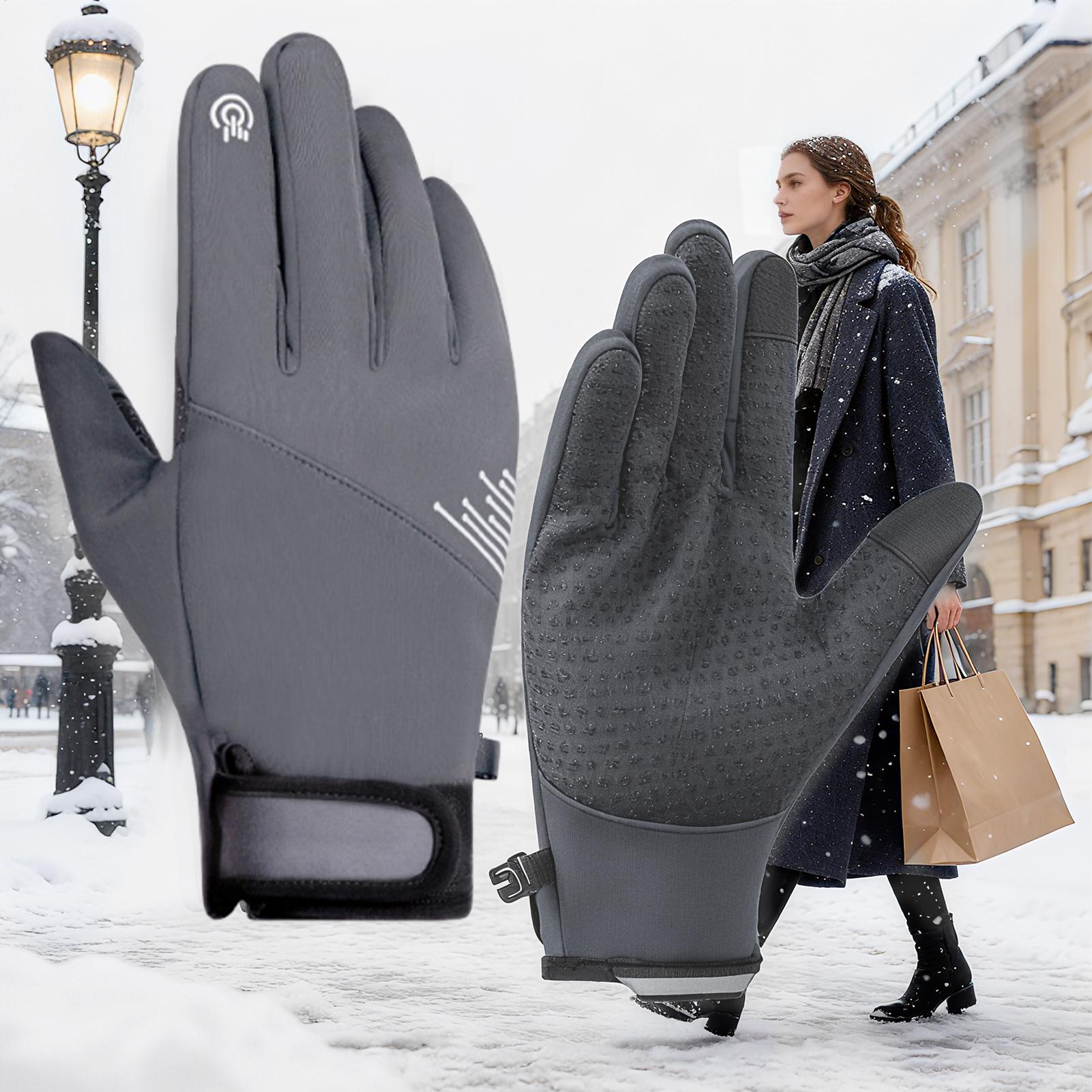 Winter Gloves Women Windproof  - Running Gear For Winter reseña y precio