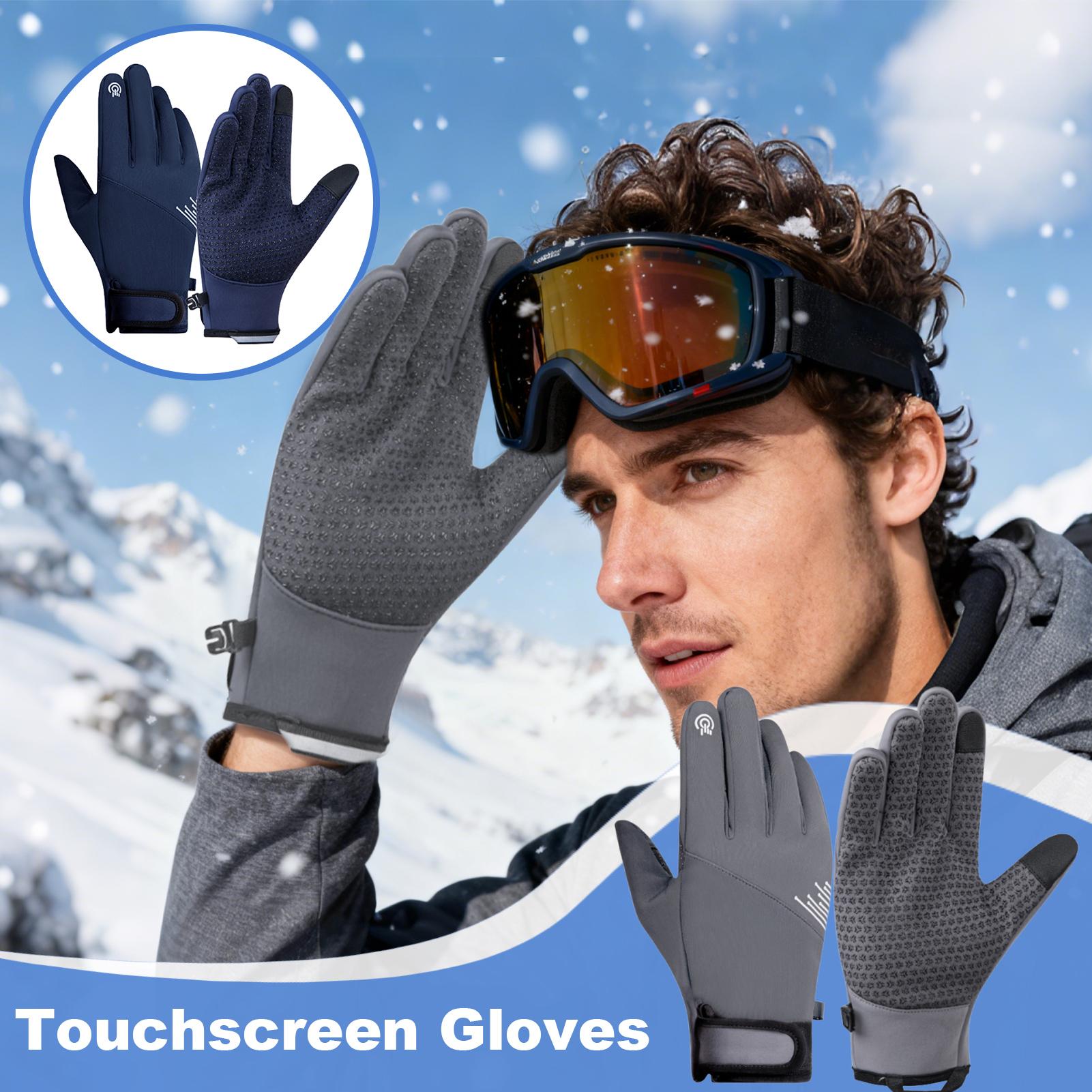 Winter Gloves Men Windproof To - Running Gear Cold Weather Men reseña y precio