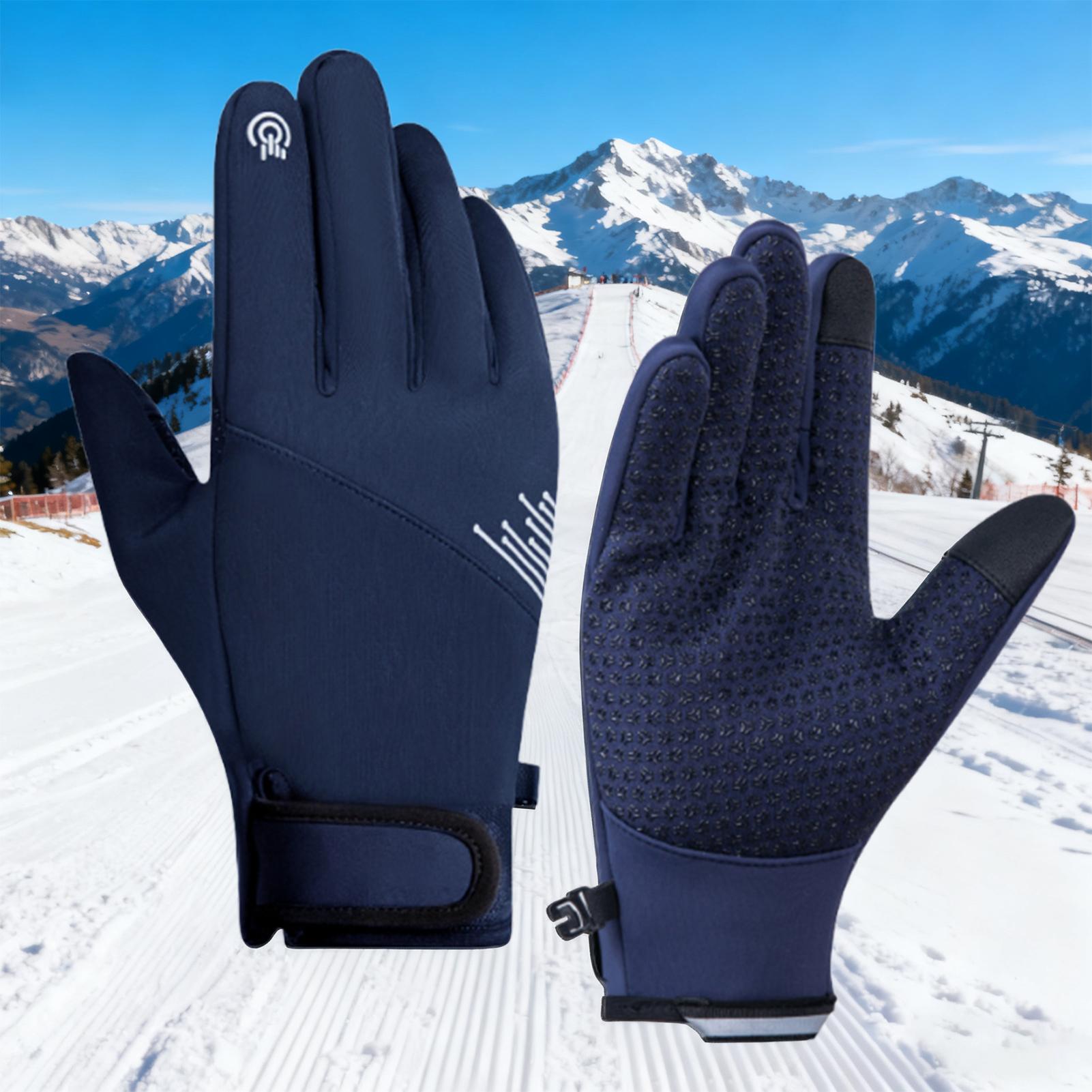Winter Gloves Men Windproof To - Running Gear Cold Weather Men reseña y precio