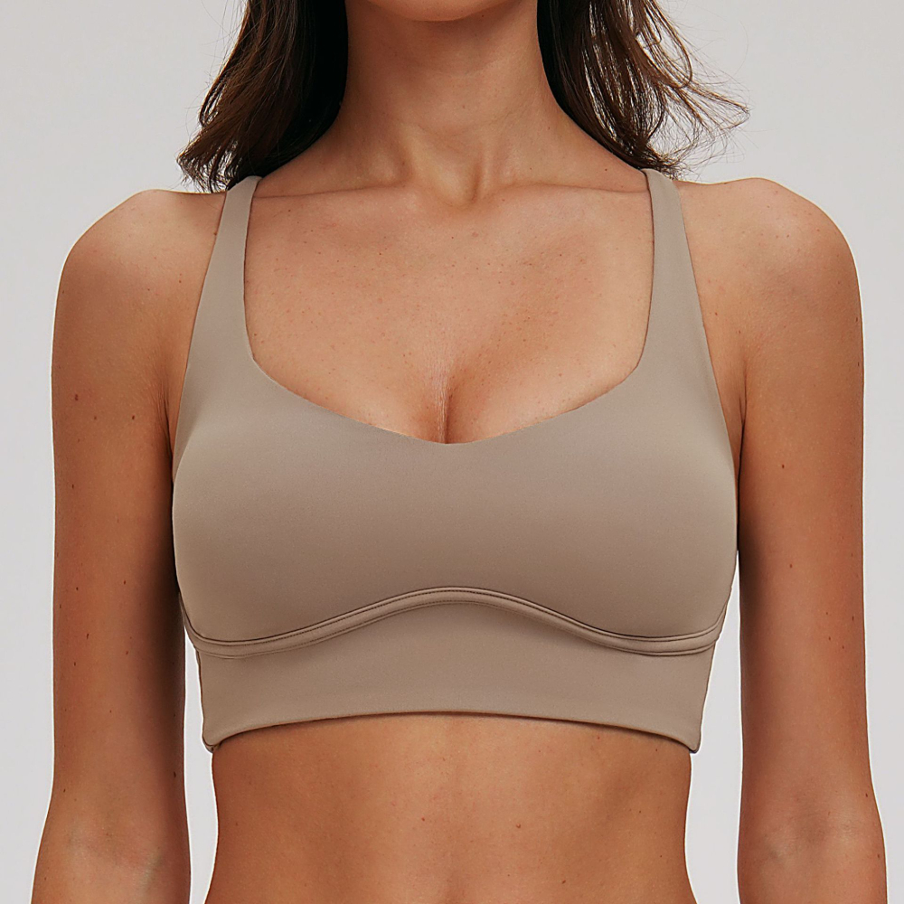 Sexy V-neck Sports Bra Yoga Un - Running Gear Women reseña y precio