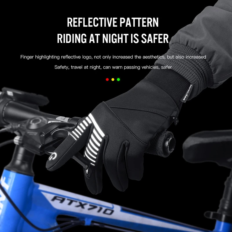 Winter Cycling Gloves for Men  - Running Gear For Winter reseña y precio
