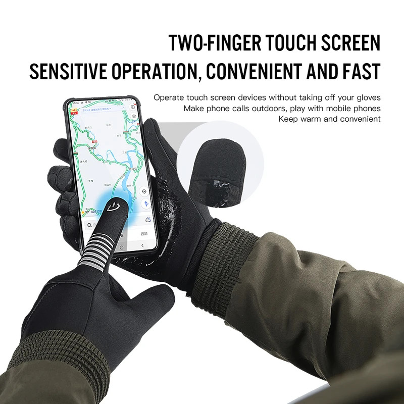 Winter Cycling Gloves for Men  - Running Gear For Winter reseña y precio