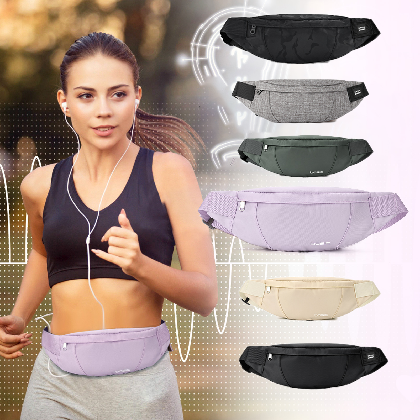 Fashion Running Waist Bag Wate - Running Gear For Beginners reseña y precio