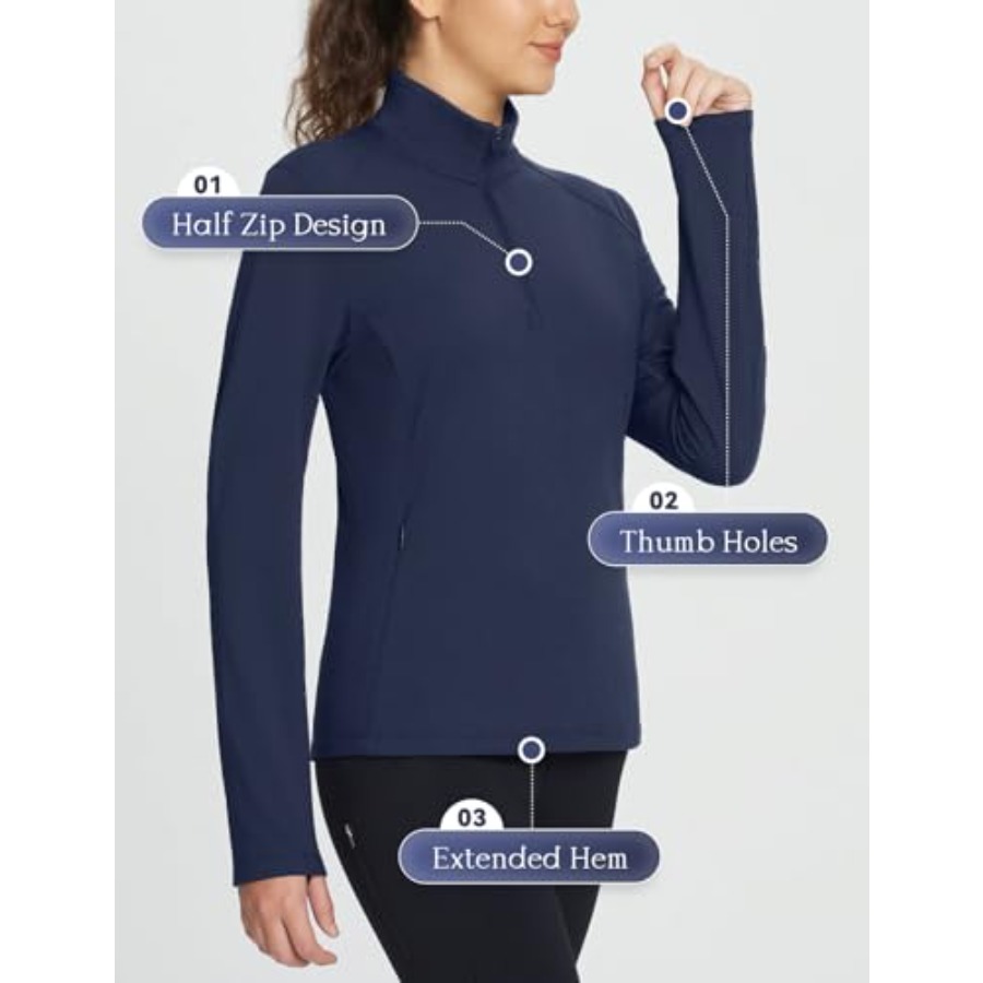 Women's Fleece Pullover Jacket - Running Gear For Winter reseña y precio