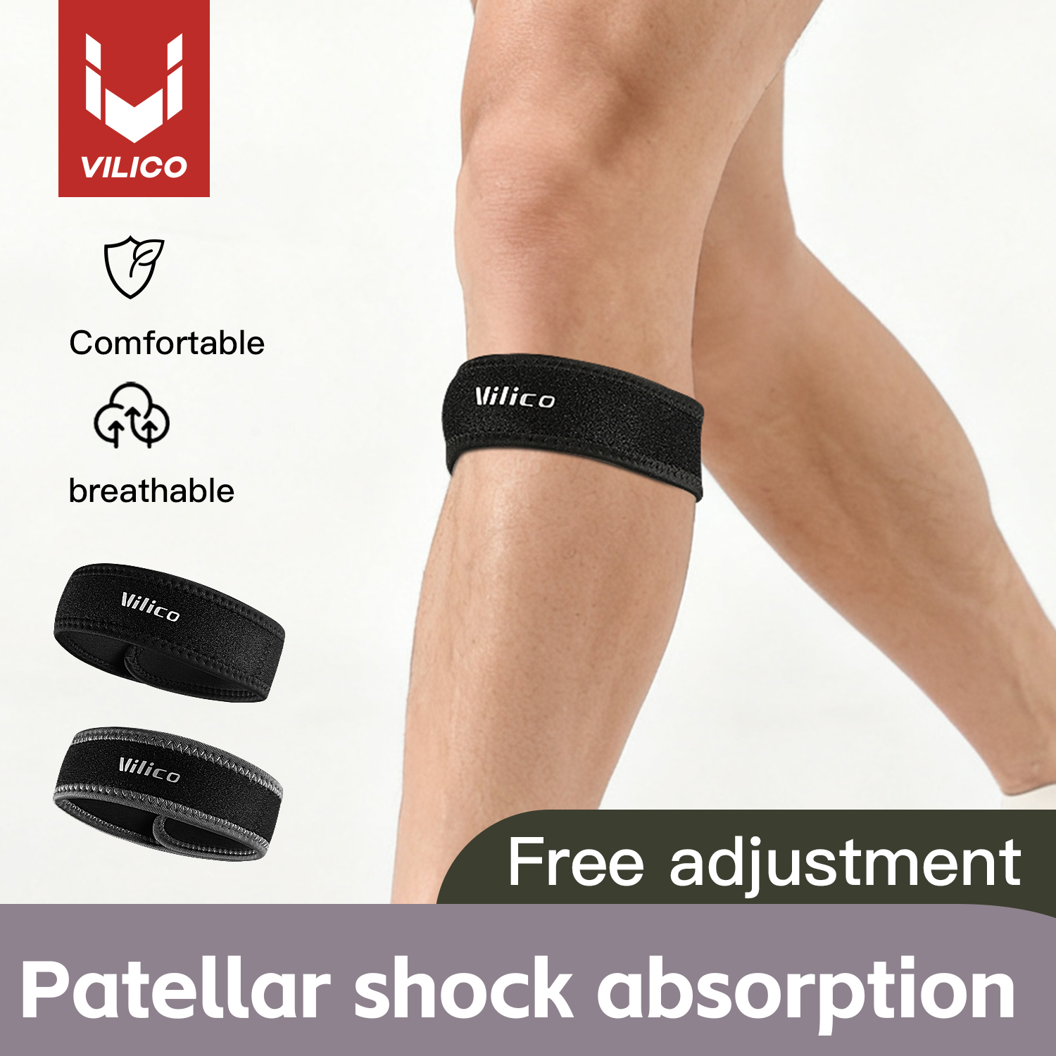1PC Patella Kneecap Band Silic - Running Gear Satisfy reseña y precio